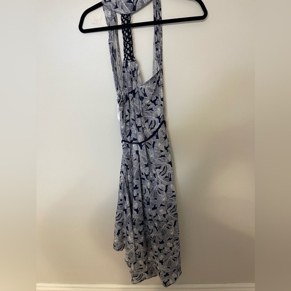 Helen Jon Island Sol Sleeveless Kimono Dress Navy Size Small - Picture 3 of 6